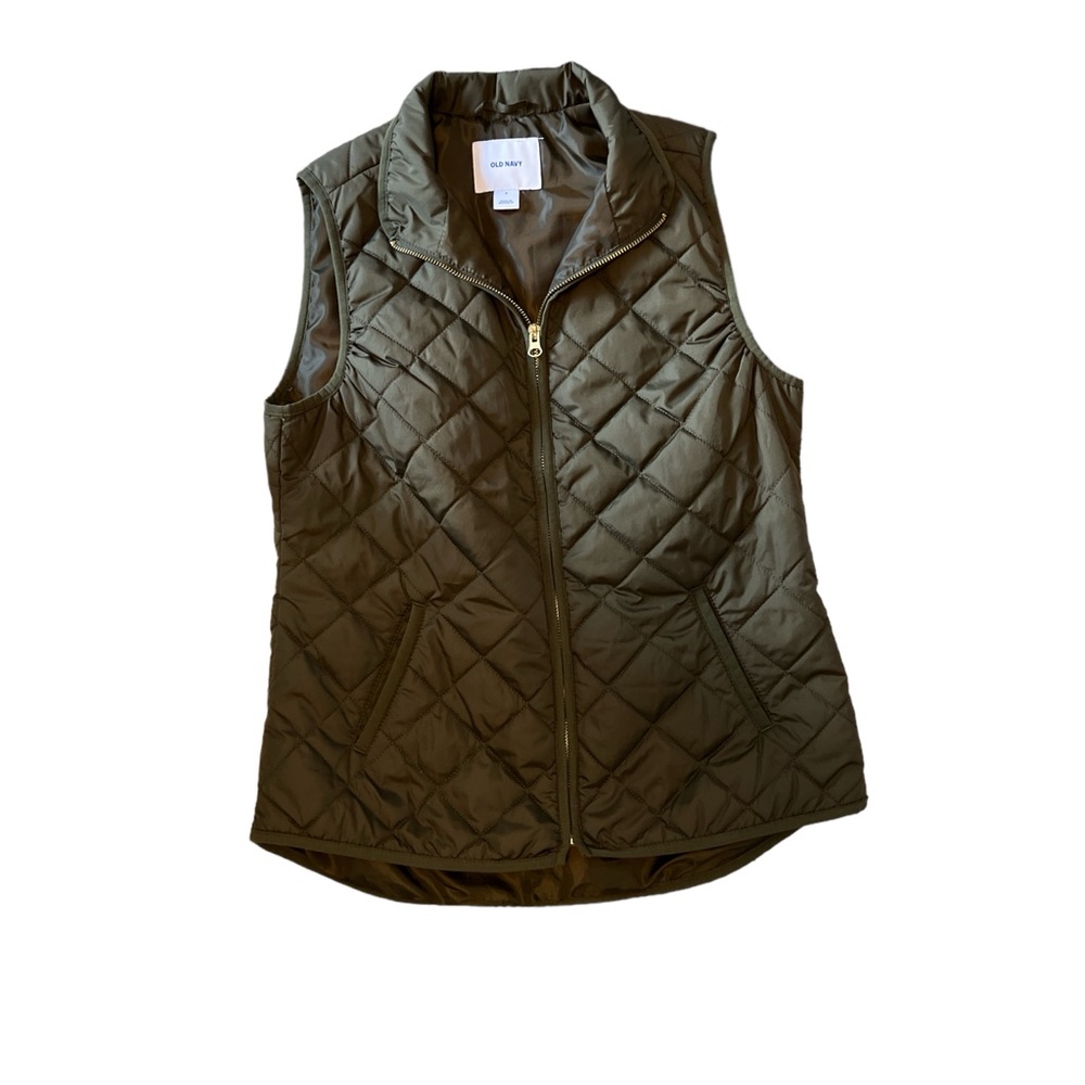 Olive green vest